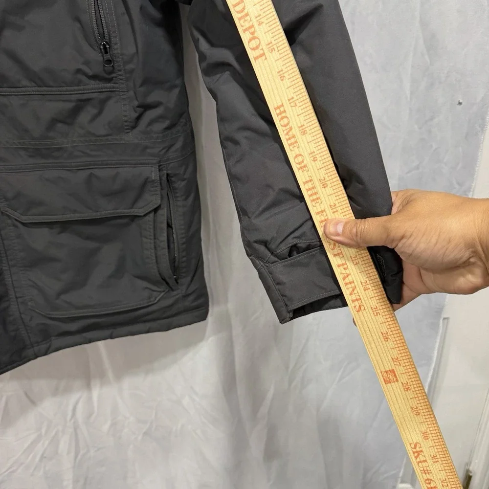 The North Face McMurdo Parka, Down, Waterproof, Black/gray, Men's L No Hood 550